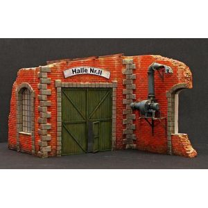 Plus Model Fabrikwand mit Tor - 1:35e