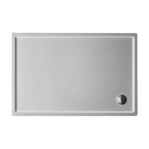Duravit Receveur de douche rectangulaire STARCK SLIMLINEavec antid&eacute;rapant 1200x800x55mm blanc