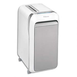 Image de Fellowes Destructeur micropart LX-Series LX221 - sécurité P-5 - détruit 20 feuilles - corbeille 30L - blanc