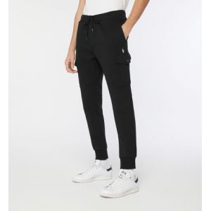 Ralph Lauren Jogging cargo ajusté en molleton Noir Polo - Couleur Noir - Taille S