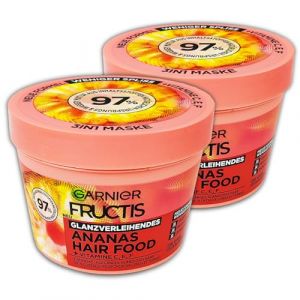Garnier Fructis Glanzverleihende Ananas Hair Food - 3in1 Maske Haarkur & -maske 400 ml (14.98 € / 1 l)