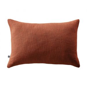 L'effet Papillon - Coussin D&eacute;houssable 40 x 60 cm - 100% coton Sixtine Terracotta