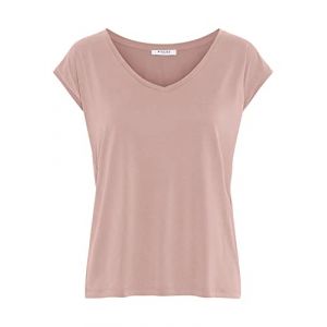 Pieces Tshirt basique modal manches courtes Rose - Taille 34