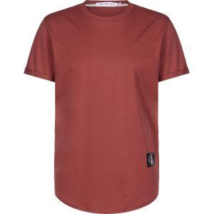 Calvin Klein Badge Turn Up Sleeve, taille S, homme, rouge