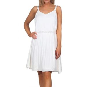 Only NOS ONLKARMEN Anne Life S/L Dress WVN Noos Robe, Multicolore (Cloud Dancer Cloud Dancer), 40 (Taille Fabricant: 38) Femme