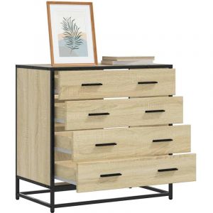 VidaXL Commode chêne sonoma 70x41x70 cm bois d'ingénierie