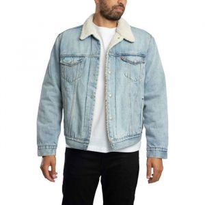 Levi's Veste Sherpa Trucker type 3 pour homme, Kentucky Blue Sherpa - Bleu, S