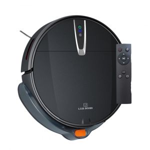 Samako Aspirateur robot laveur TurboFlow - Aspirateur robot avec fonction lavage - Robot laveur avec station d'accueil - Robot Aspirateur - Robot de nettoyage - Application - Station d'accueil - 4-en-1