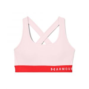 Under Armour Brassiere mid crossback sports rose femme m