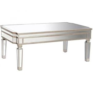 Centre Table Home ESPRIT Mirror MDF Wood 108 x 61 x 44 cm