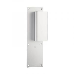 Heracles Poignée palière aluminium type Bastille bec de cane argent - I-231103