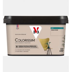 V33 Peinture intérieure Colorissim Mat Vert Matcha 2,5 L