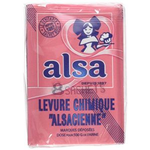 Image de Alsa Levure Chimique Alsacienne 8 Sachets 88g