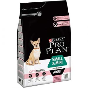 Image de Purina Croquettes pour petit chien adulte Sensitive Skin - sac de 3 kg