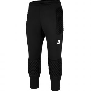 Reusch Concours 3/4 Courte avance Pantalon de Gardien de But de Football rembourr&eacute; pour Adulte, Noir/argent&eacute;, L Homme
