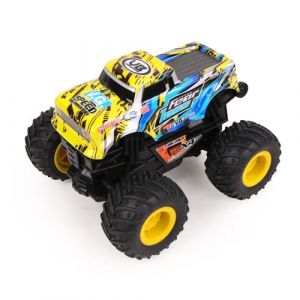 TURBO CHALLENGE - Street Pick Up - Tout Terrain - 021102-1/18 - Prêt à Rouler - Piles Incluses - Voiture Friction - Couleur Aléatoire - Plastique - Jouet Enfant - Cadeau - À Partir de 3 Ans