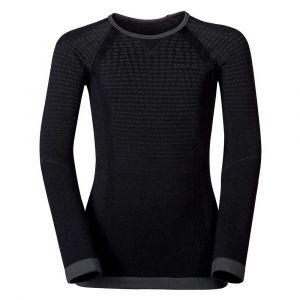 Odlo Ml Evolution Warm Jr Blk/graphite Grey