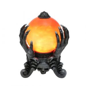 BOULE CRYSTAL HALLOWEEN AVEC MAINS