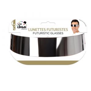 Ruedelafete Paire de lunettes plastique futuriste noir adulte - générique 22694