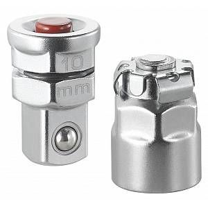 Facom Lot de 2 adaptateurs pour cl&eacute;s 10 mm vers carr&eacute; 1/4 467.ADAPT10MM