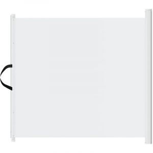 VidaXL Porte rétractable pour animaux de compagnie blanc 102,5x125 cm White