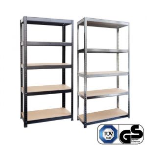 Etag&egrave;re pour charge lourde Meuble de rangement, 150 x 70 x 30 cm, Noir Charge Max : jusqu'&agrave; 1325 kg