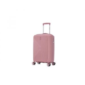 Celims France - Valise Cabine en Polypropyl&egrave;ne | Modele 2025 | Taille 55cm 10kg | Serrure TSA | 8 Roulettes 360 | Rose
