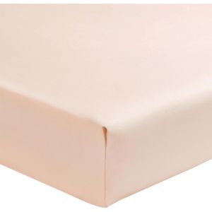 Essix Royal Line Drap Housse, Percale de Coton, Ballerine, 90 x 190 cm