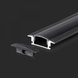 V-TAC Profil aluminium 2875 vt-8106-200cm-noir