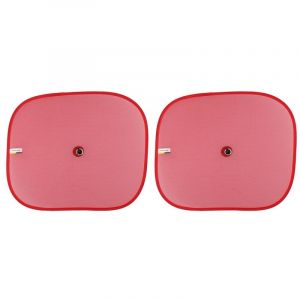 Dunlop - Pare-soleil pour vitres lat&eacute;rales de voiture 36x44 cm 2 pcs (rouge)