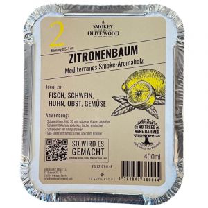 Copeaux de bois de citron pour grillades et fumage 400 ml