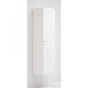 Image de Colonne suspendue Ancodesign 1 porte Blanc laqué 140x35cm