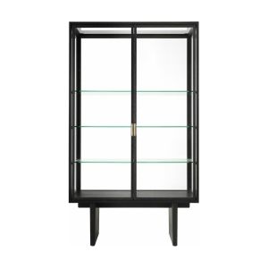 Gubi Vitrine Private / L 110 x H 191 cm noir en bois