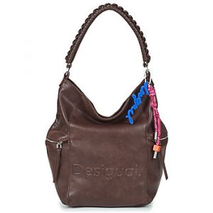 Desigual Sac a dos BACKPACK HALF LOGO ARICA Marron - Taille Unique