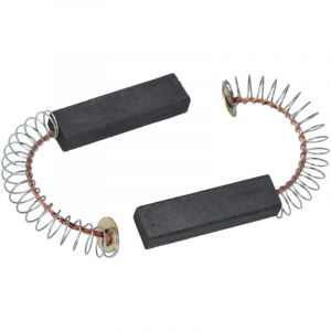 Vhbw 2x balais charbon compatible avec Miele WS5406C TYPWS5406C(NL), WS5406II TYPWS5406II(GB), WS5406SPECIAL TYPWS5406SP(FR) machine à laver + ressort