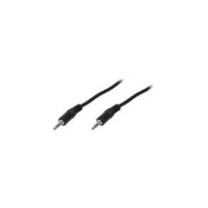 Image de Logilink CA1049 - Câble audio Stéréo 2 x Jack 3,5mm Mâle 1 m