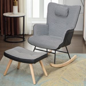 Modfu - Fauteuil, canapé simple avec coussin, 71x72x71cm, adapté au salon/chambre, capacité de charge 150kg, velours teddy, blanc