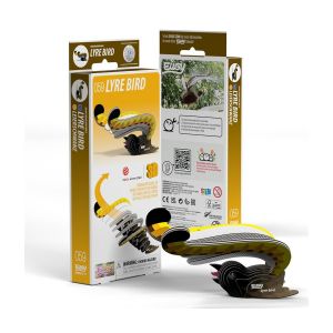 Maquette Eugy 3D Modèle: OISEAU / OISEAU LYRE 10,5x8,4x6,5cm, en carton, en boîte, 6+ - Maquette en carton - DA-5313919