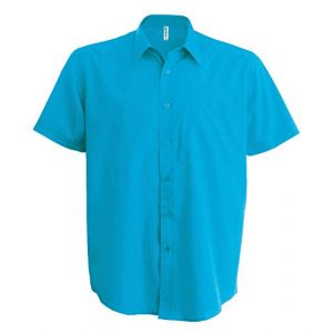 Kariban ACE > Chemise Manches Courtes - Bright Turquoise, 6XL, Homme