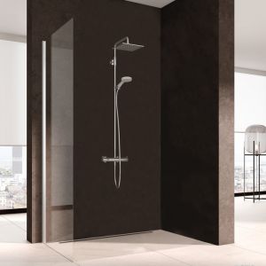 Kermi Nica Paroi latérale, pour porte coulissante, NITWL11020VPK, NITWL