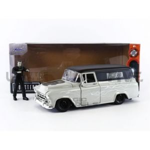 Jada Toys 1/24 - 32191s - Chevrolet Suburban + Frankenstein Figure - 1957 Toys
