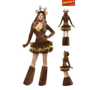 Smiffy's D&eacute;guisement renne sexy femme No&euml;l (taille S ou M)