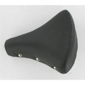 Selle pilote pour mobylette noire 2 ressorts acier