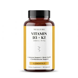 Nullure Vitamina D3 + K2 MK7