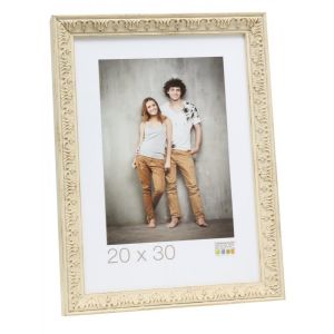 Deknudt Cadre Photo S95m Style Rétro / Baroque (résine) 10x15 Ecru