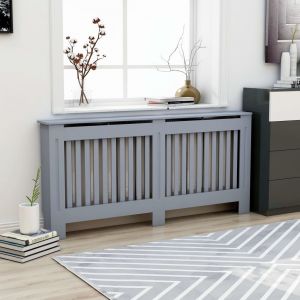 VidaXL Cache-radiateur Anthracite 172x19x81 cm MDF