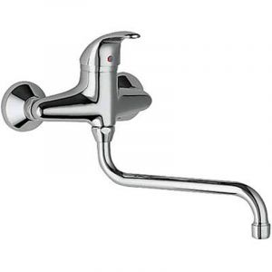 Robinet mural en S Cuisine Basic TRES