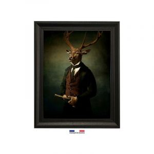 Image de Emde Tableau rectangle moulure en bois GENTLEMAN 60x80