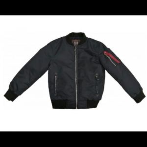 Blouson Bombers Enfant De Marque Marine Corps Bleu Marine