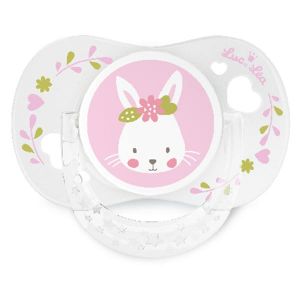 Luc et L&eacute;a Luc & L&eacute;a sucette physiologique 0-6 mois &eacute;dition No&euml;l 2020 Lapin